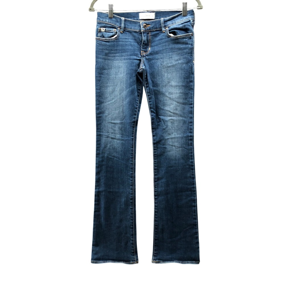 Abercrombie Kids‎ Bootcut Jeans Girls 16 Blue Low Rise Stretch Medium Wash
